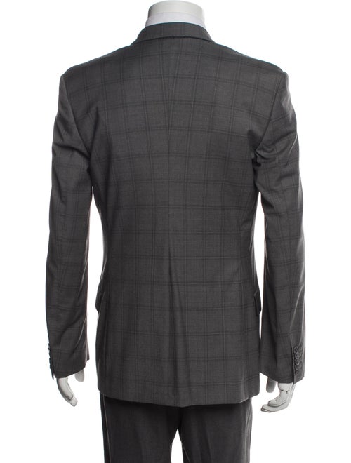 Paul Smith Wool Plaid Print Blazer