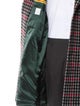 Paul Smith Virgin Wool Plaid Print Overcoat