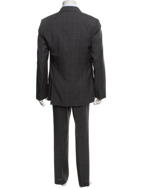 Paul Smith Wool Plaid Print Two-Piece Suit Vest
