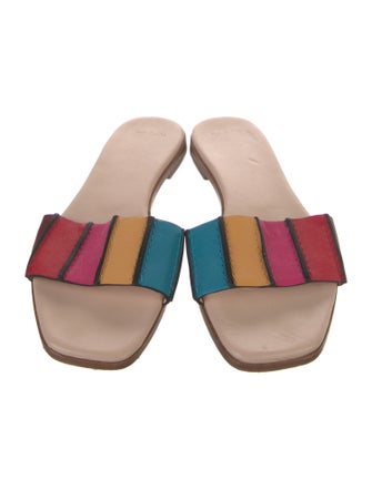 Paul Smith Leather Printed Slides