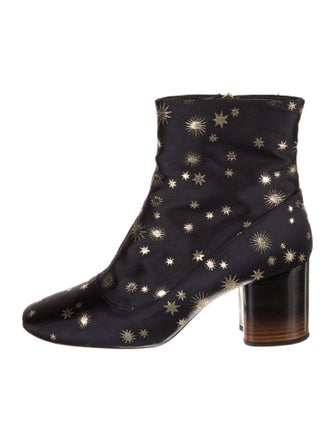 Paul Smith Printed Embroidered Accent Boots