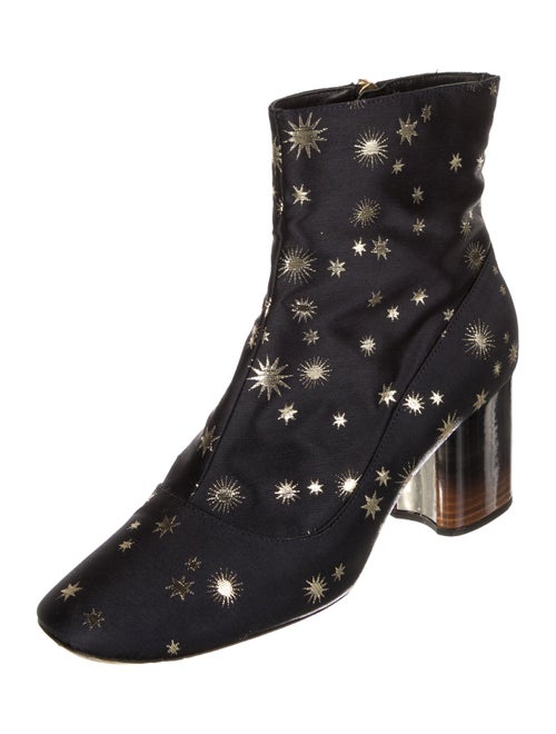 Paul Smith Printed Embroidered Accent Boots