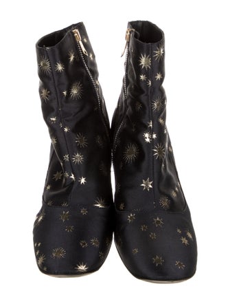 Paul Smith Printed Embroidered Accent Boots