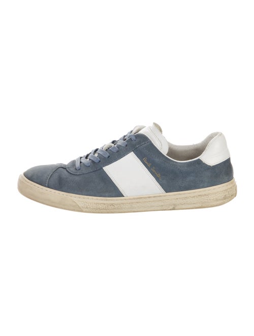 Paul Smith Suede Colorblock Pattern Sneakers