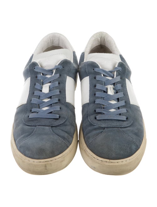 Paul Smith Suede Colorblock Pattern Sneakers