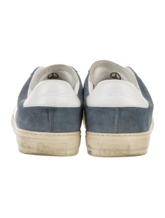 Paul Smith Suede Colorblock Pattern Sneakers
