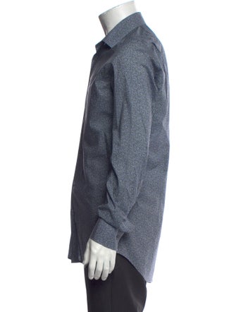 Paul Smith Floral Print Long Sleeve Dress Shirt