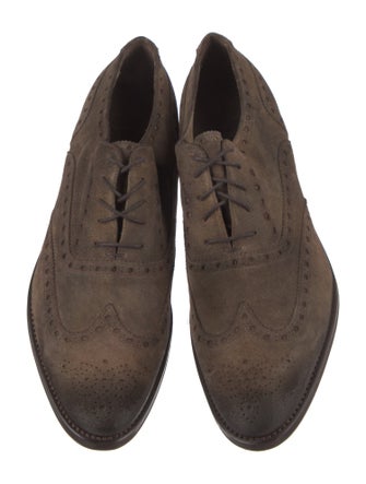 Paul Smith Suede Lasercut Accents Brogues