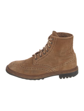 Paul Smith Suede Lace-Up Boots