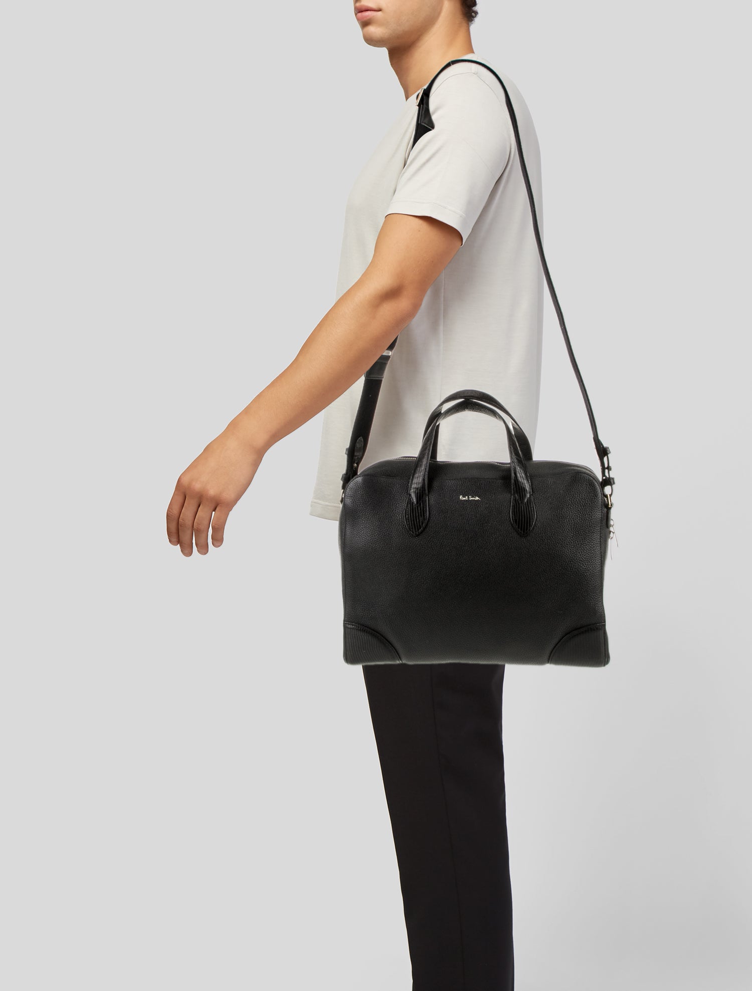 Paul Smith Leather Messenger Bag