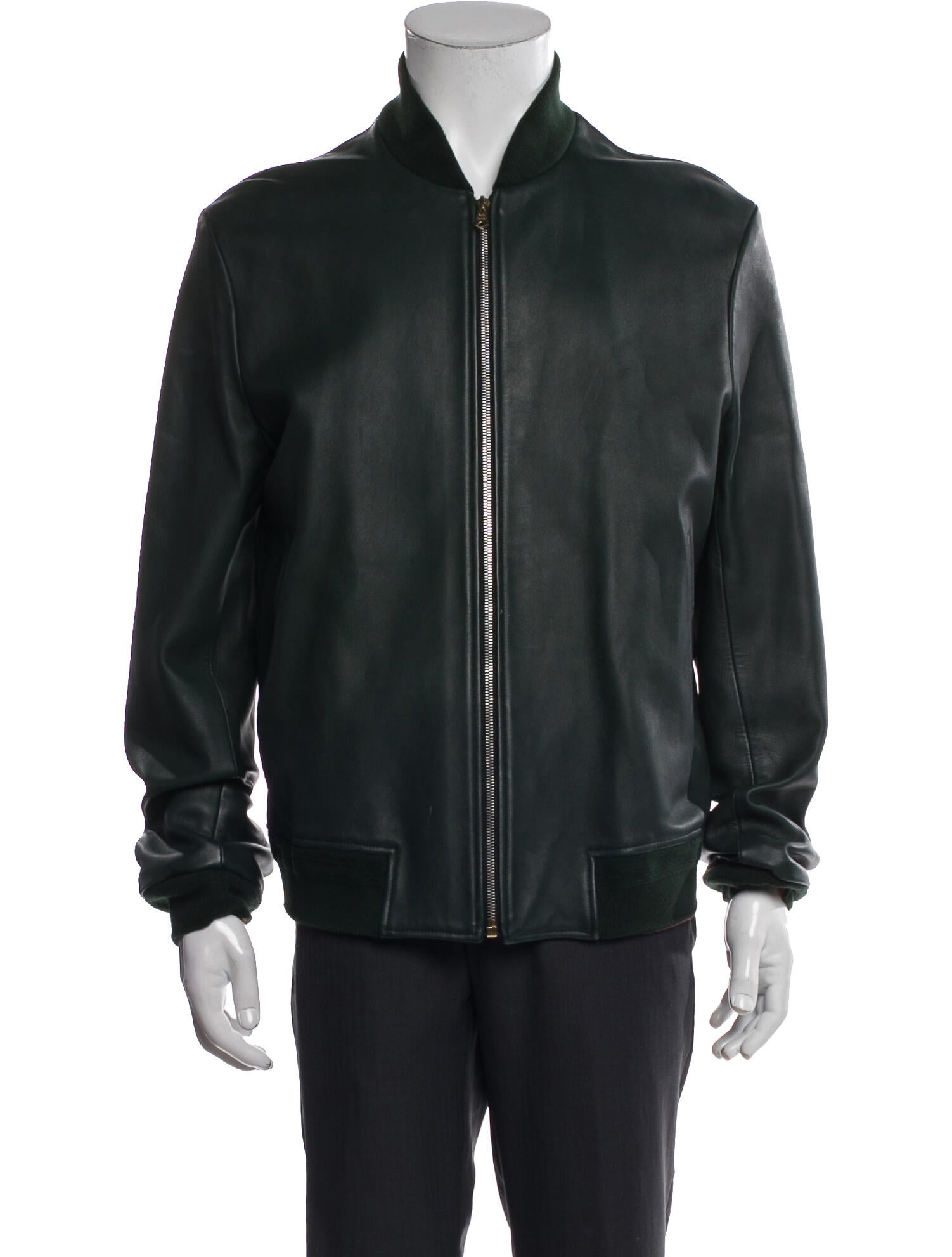 Paul Smith Leather Bomber Jacket