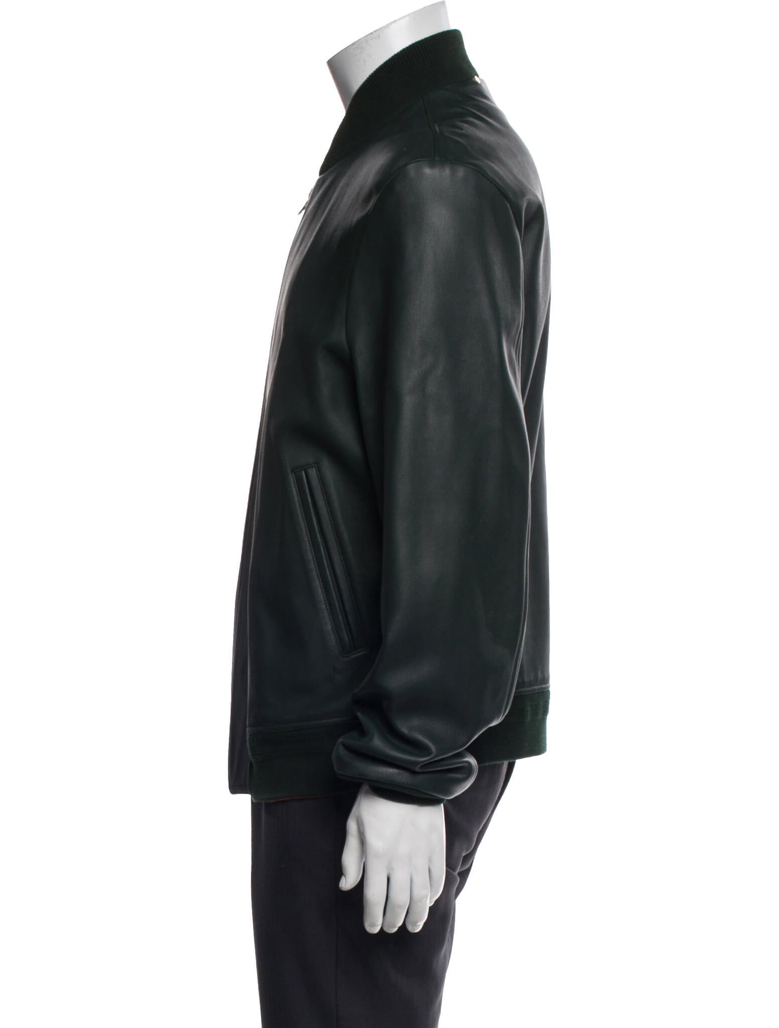Paul Smith Leather Bomber Jacket