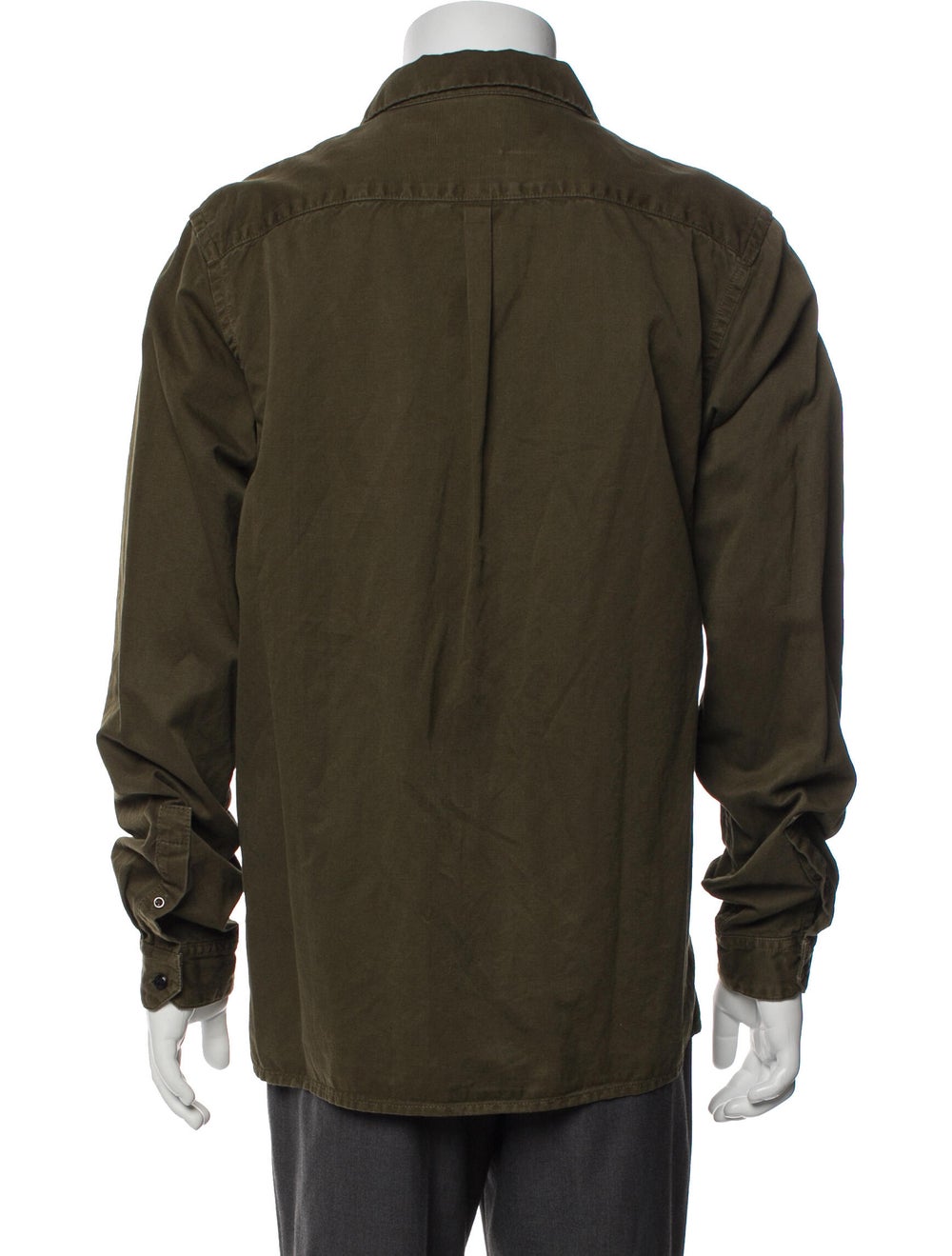 Paul Smith Utility Jacket Green Spread Collar Pat… - image 3