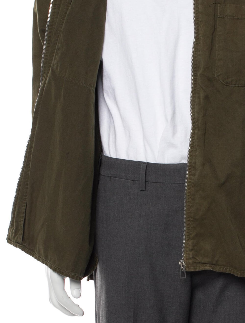 Paul Smith Utility Jacket Green Spread Collar Pat… - image 4
