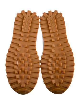 Paul Smith Suede Colorblock Pattern Sneakers