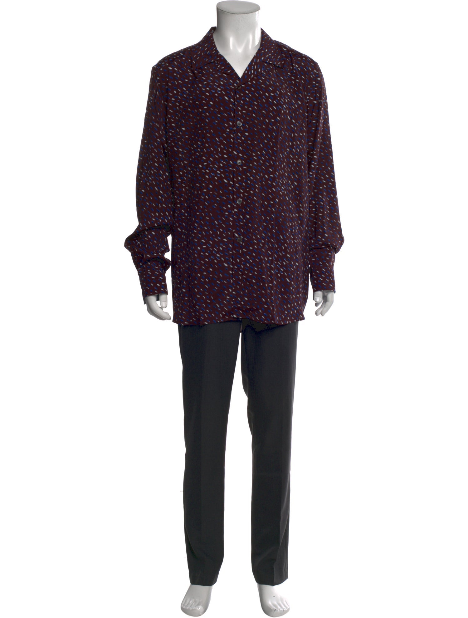 Paul Smith Printed Long Sleeve Dress Shirt