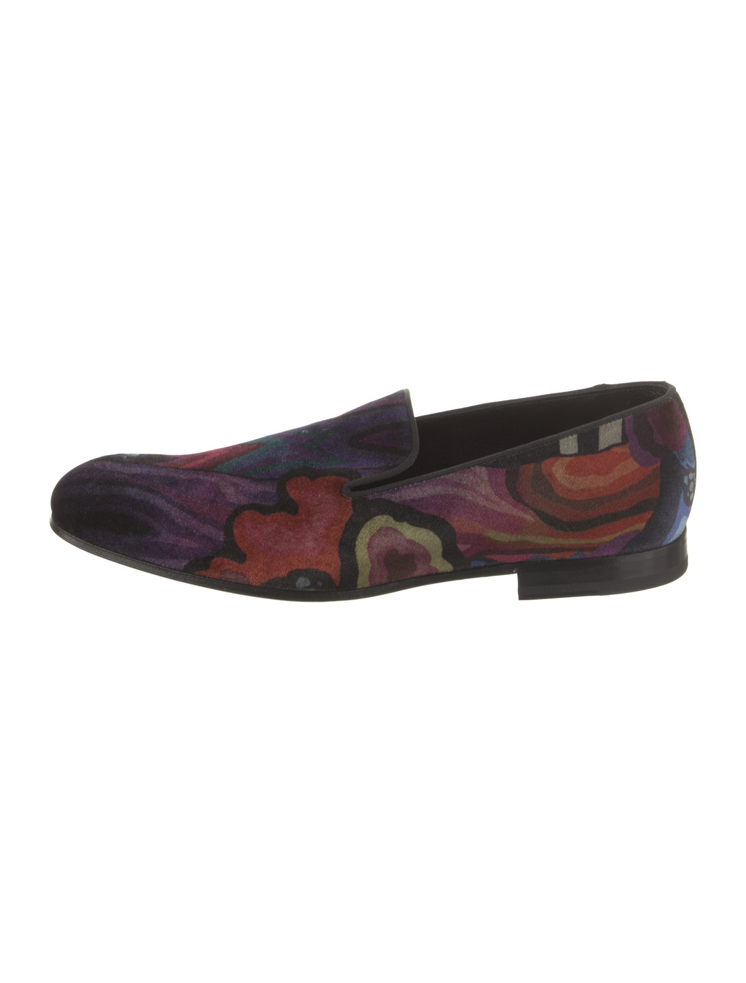 Paul Smith Velvet Printed Loafers
