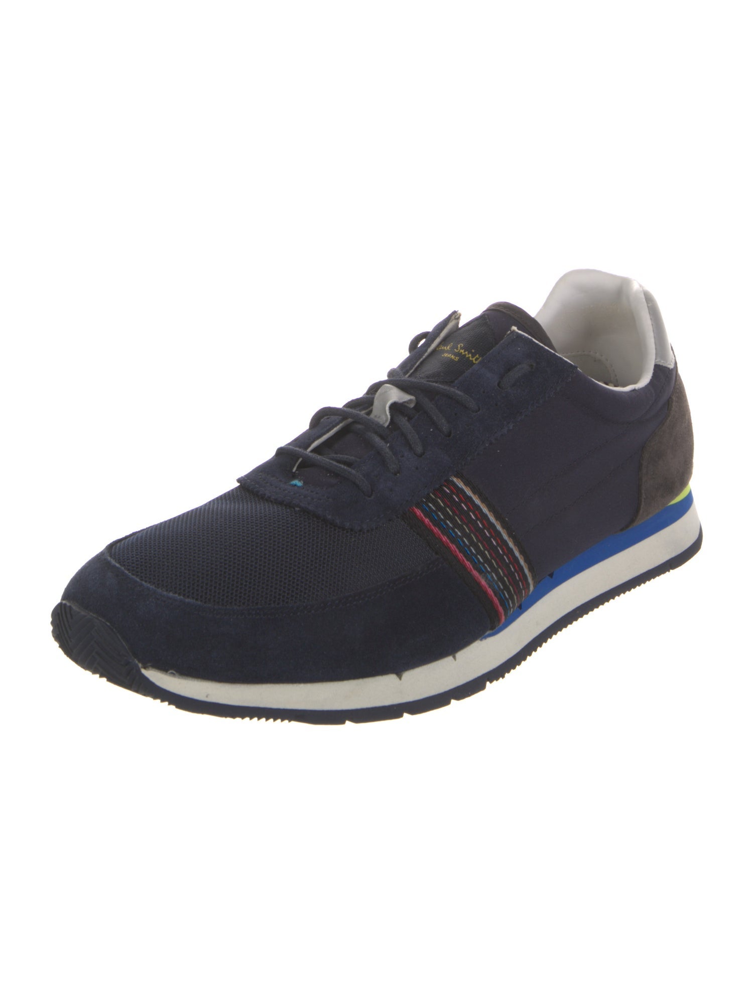 Paul Smith Suede Printed Athletic Sneakers