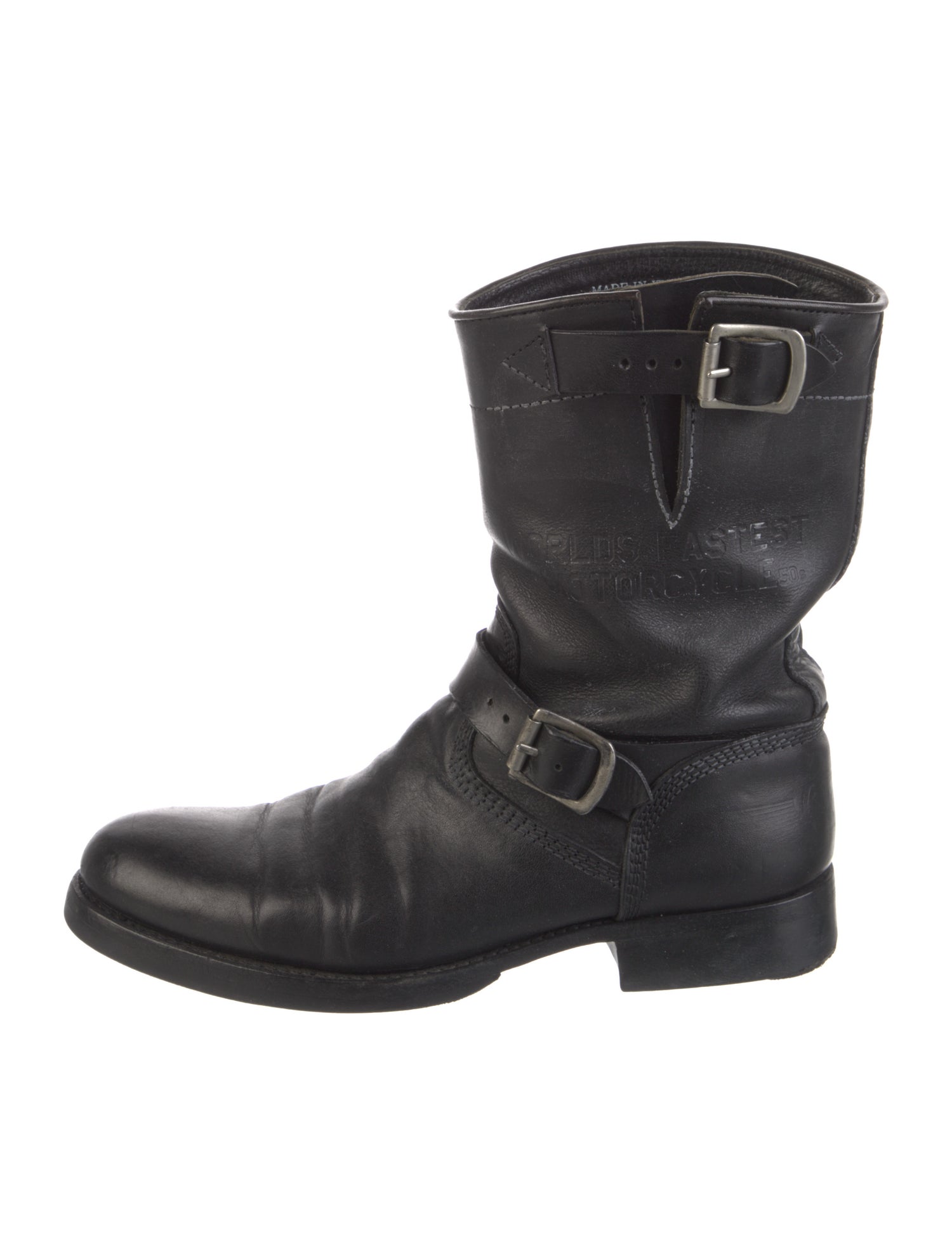 Paul Smith Leather Moto Boots