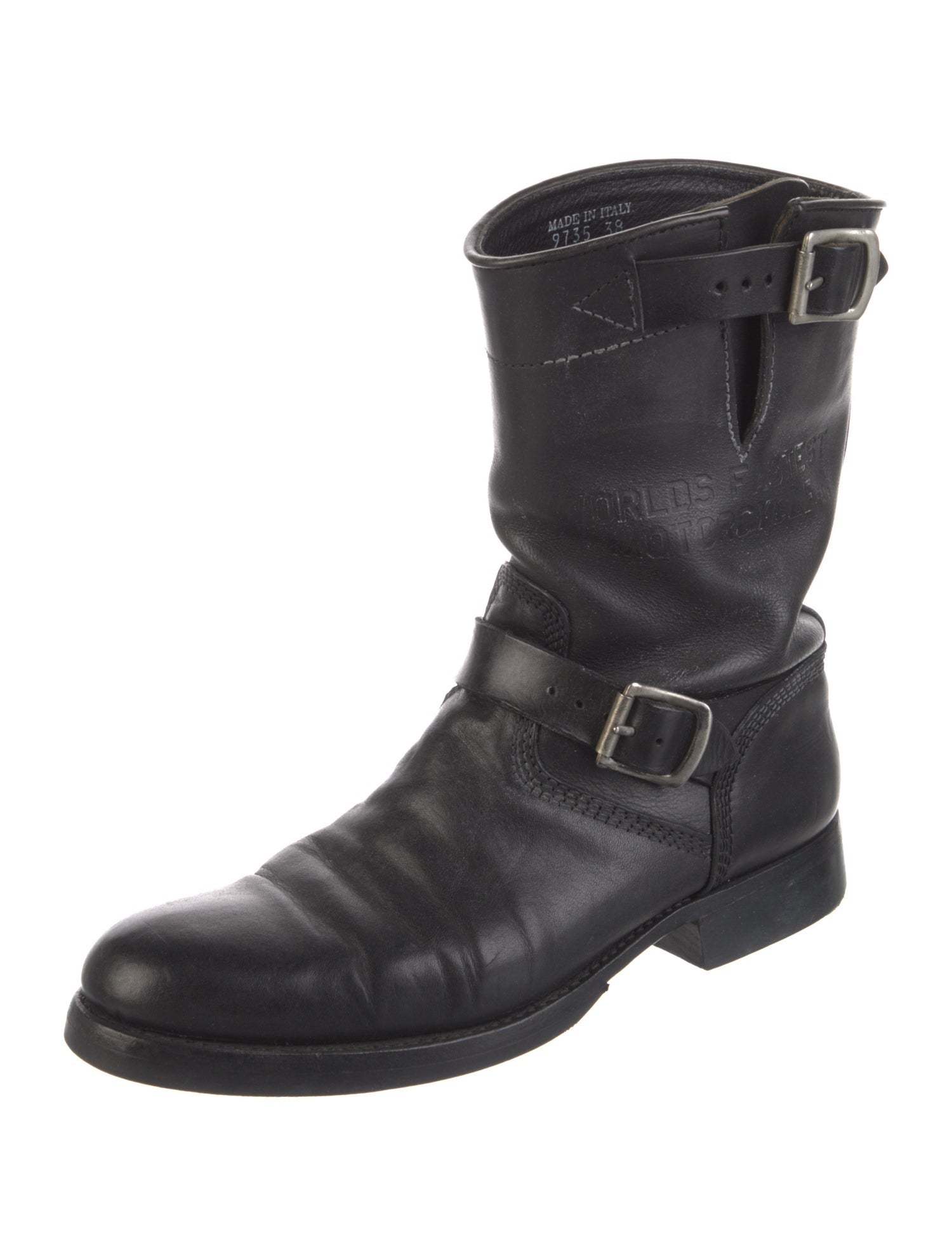 Paul Smith Leather Moto Boots