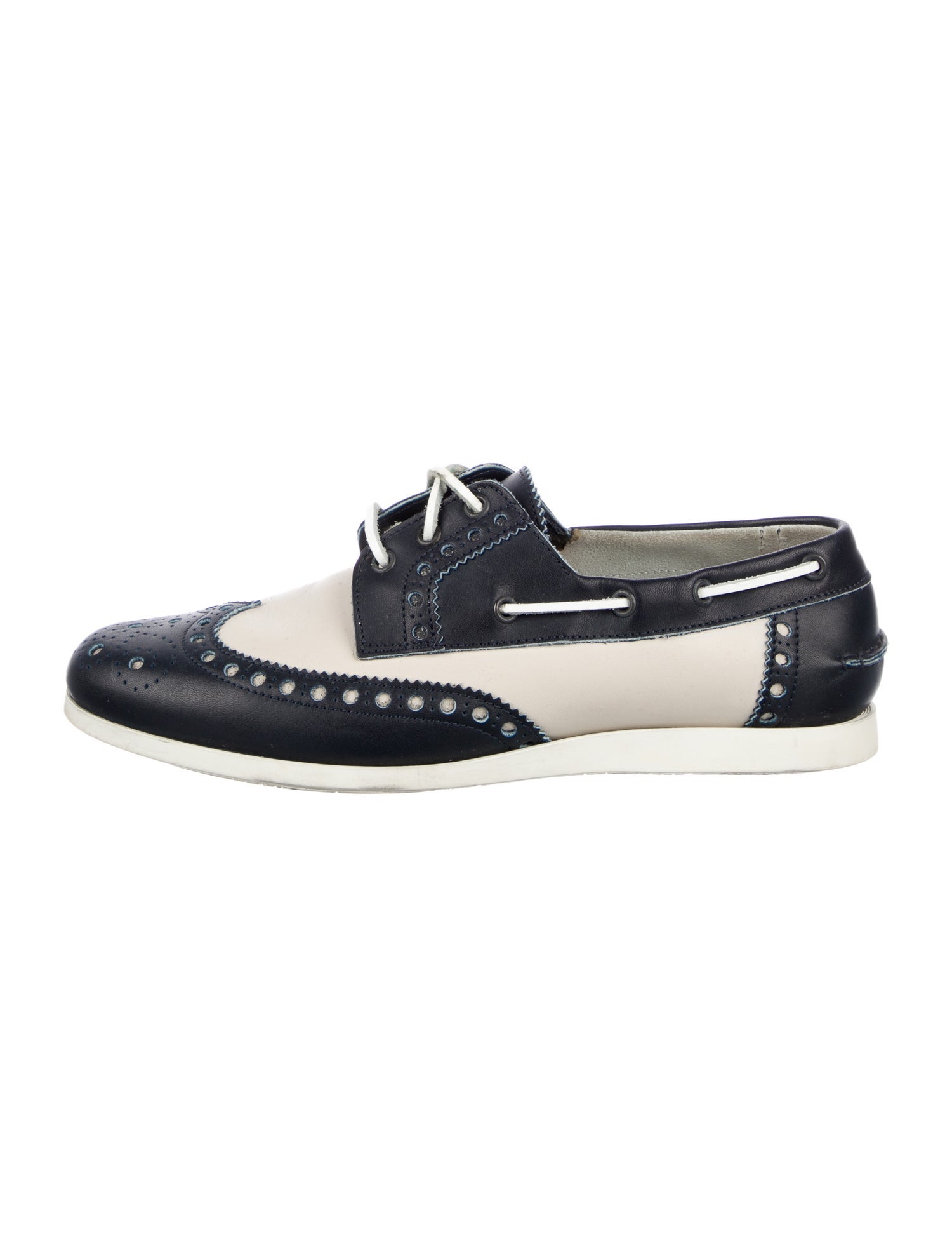 Paul Smith Leather Colorblock Pattern Sneakers