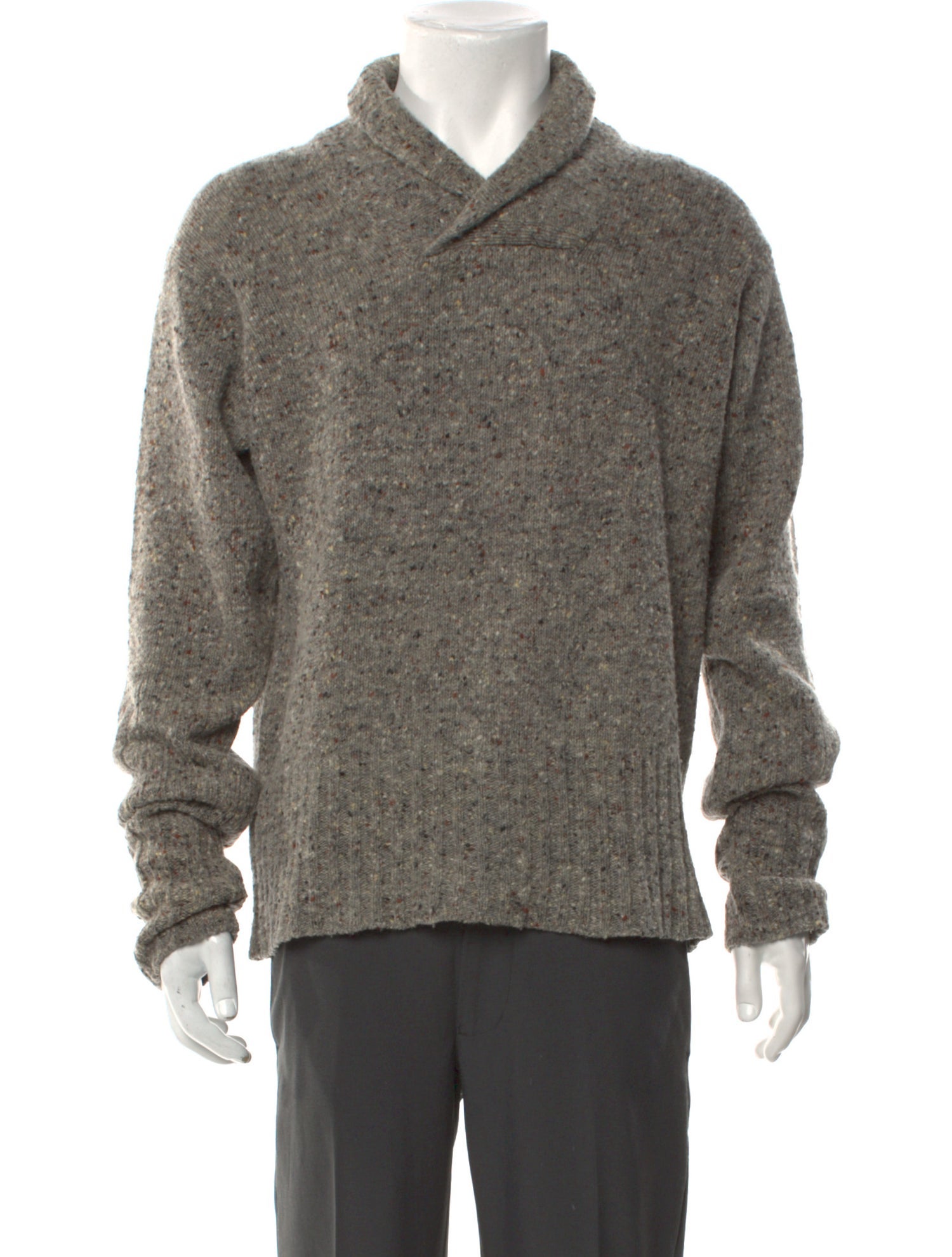 Paul Smith Wool Collar Polo Sweater