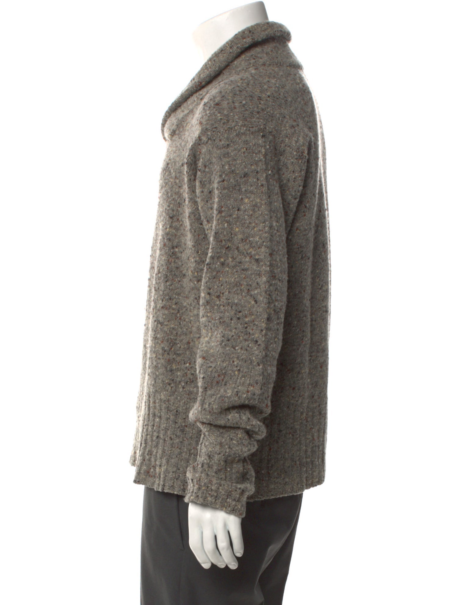 Paul Smith Wool Collar Polo Sweater