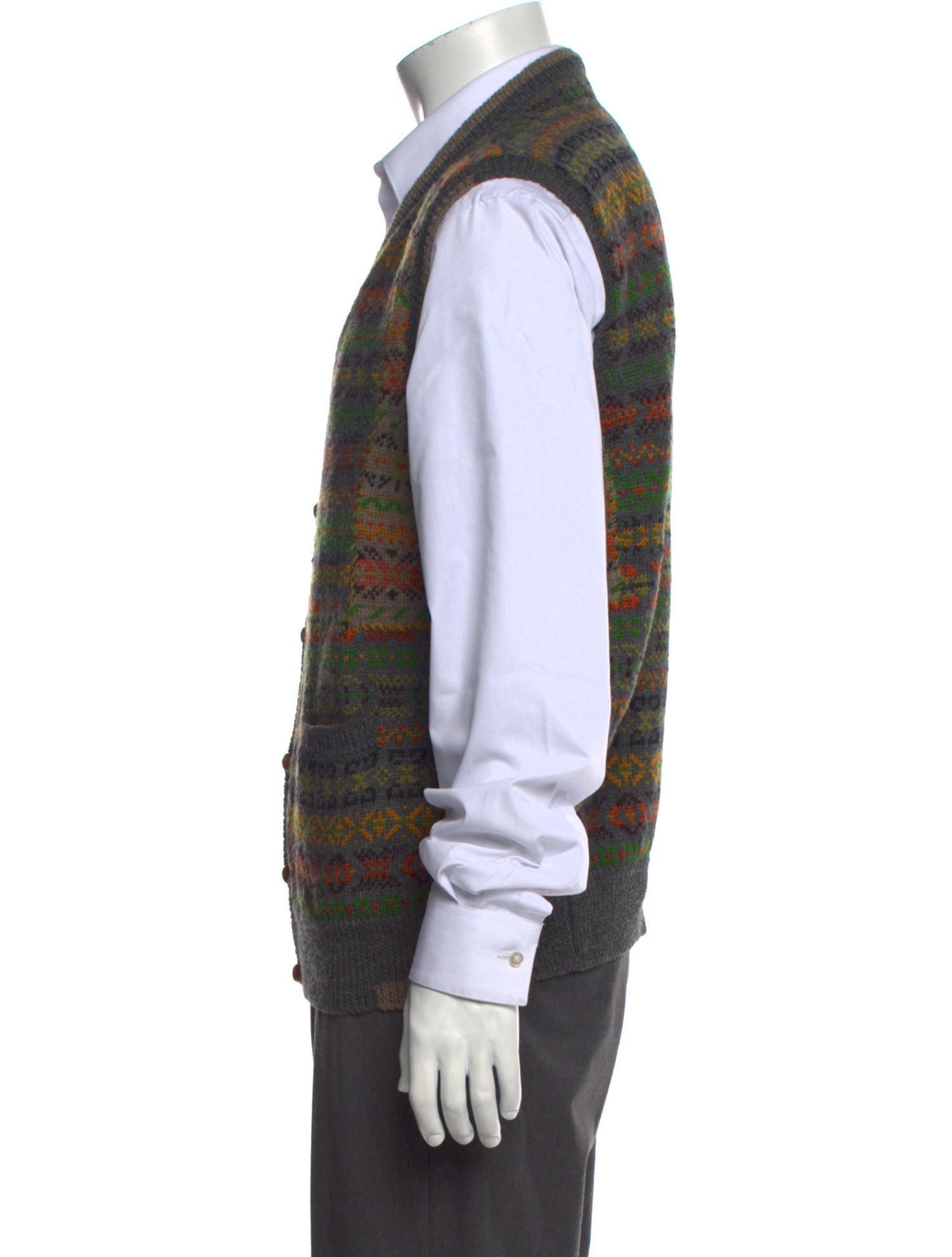 Paul Smith Wool Striped Sweater Vest