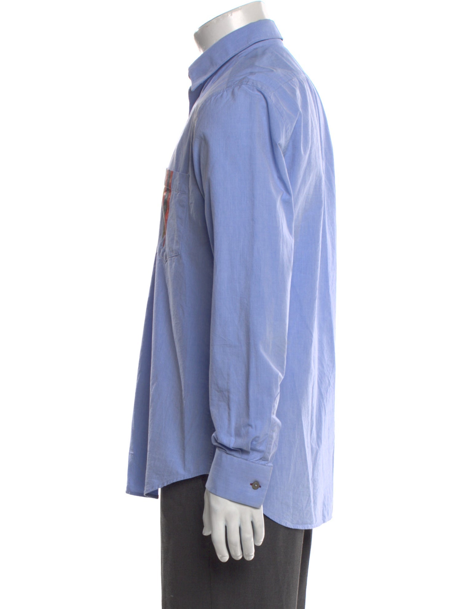 Paul Smith Colorblock Pattern Long Sleeve Dress Shirt