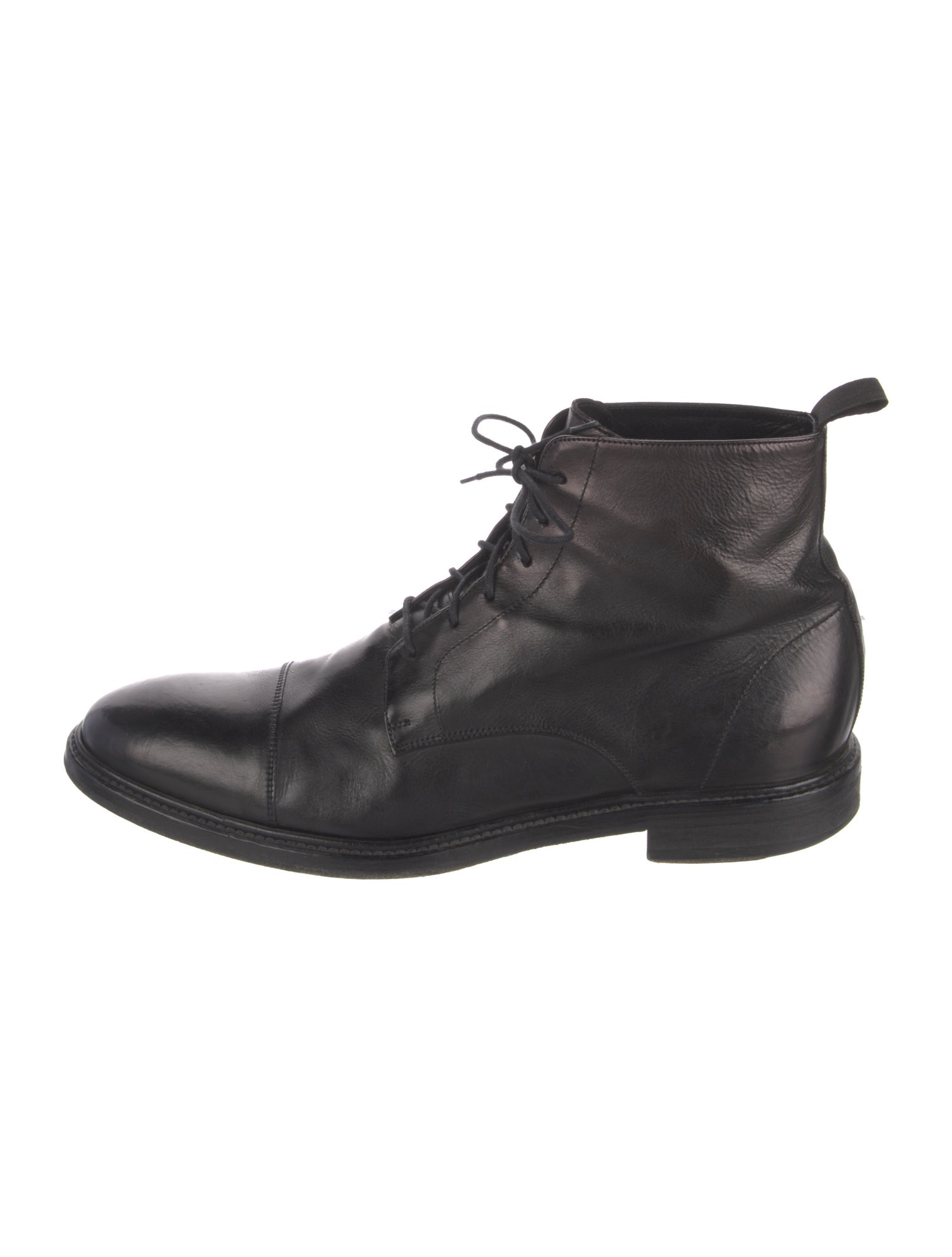 Paul Smith Leather Lace-Up Boots