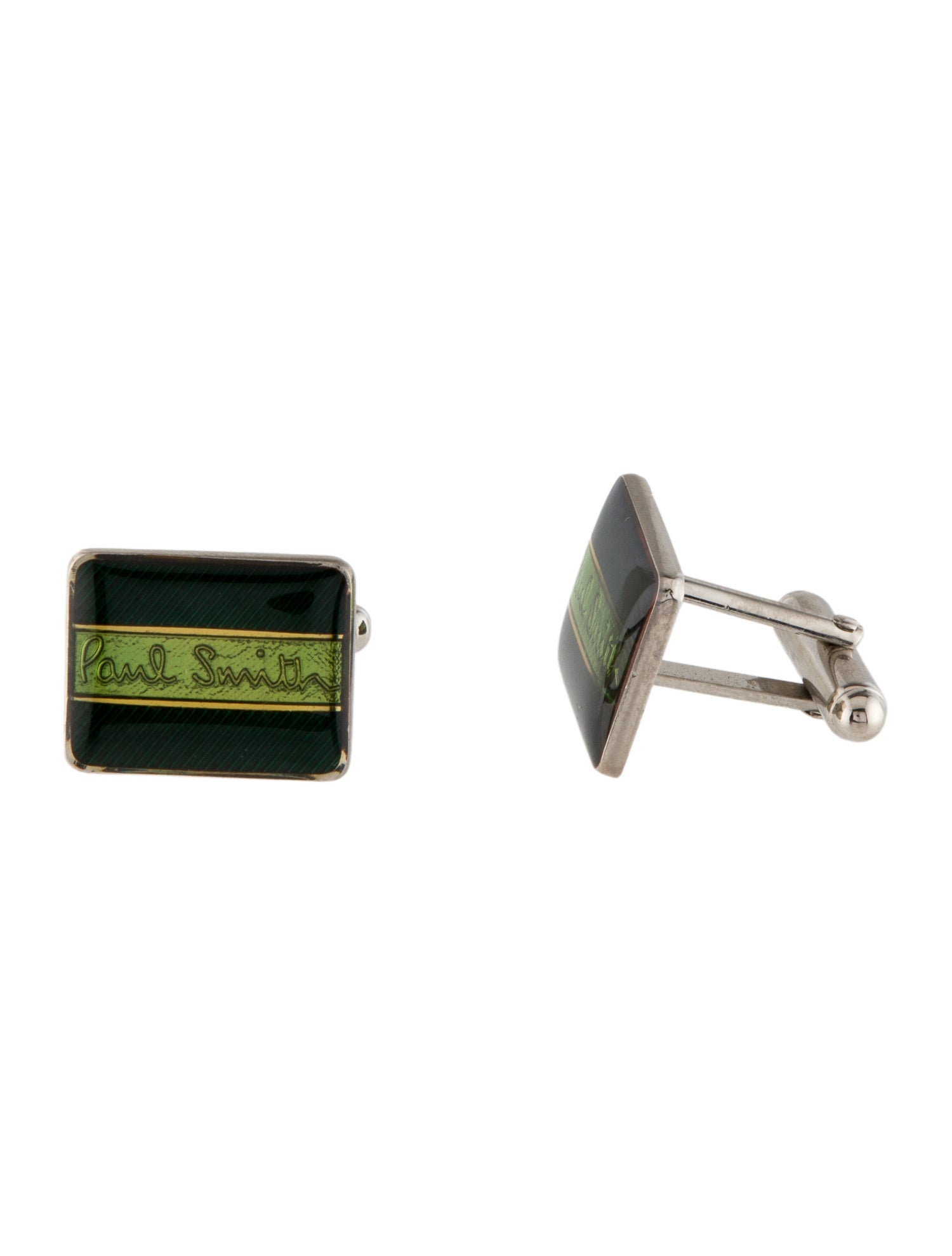 Paul Smith Enamel Logo Cufflinks