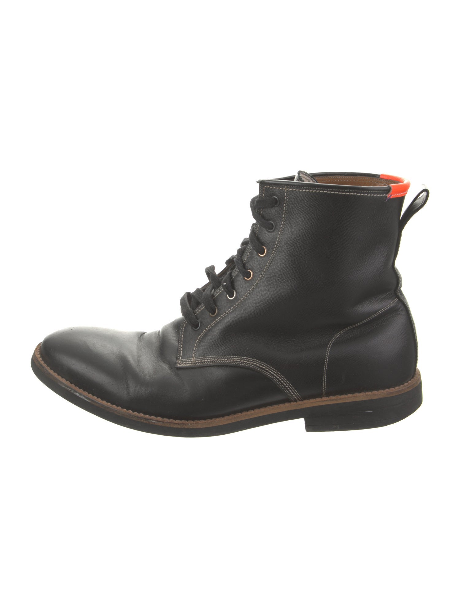 Paul Smith Red Ear Kiltie Boots - Brown Boots, Shoes - WPS23246