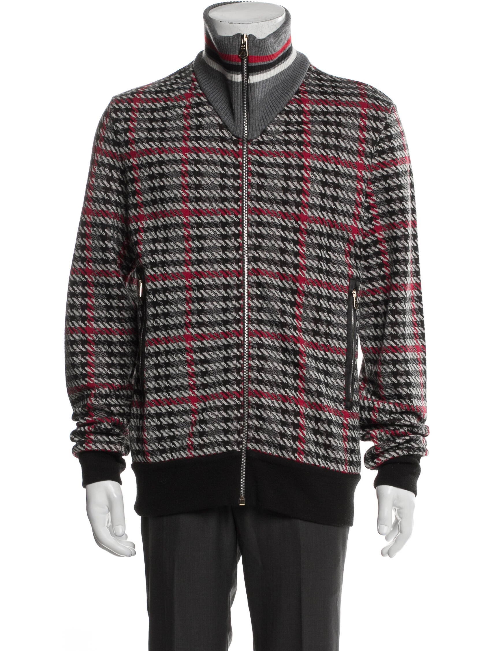 Paul Smith Plaid Print Puffer Coat