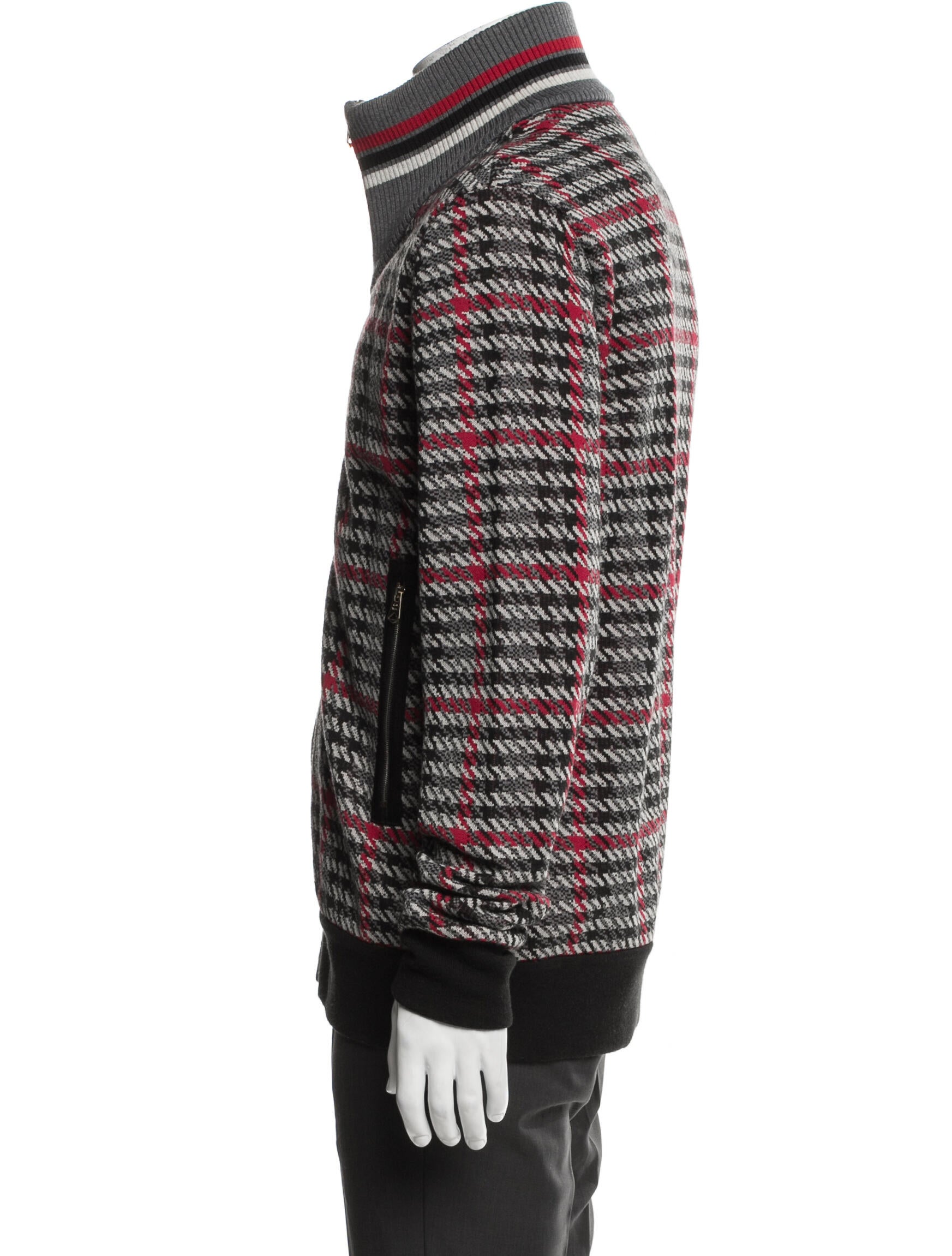 Paul Smith Plaid Print Puffer Coat