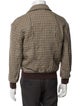 Paul Smith Houndstooth Print Bomber Jacket