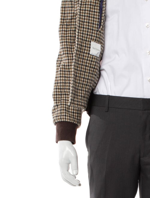 Paul Smith Houndstooth Print Bomber Jacket