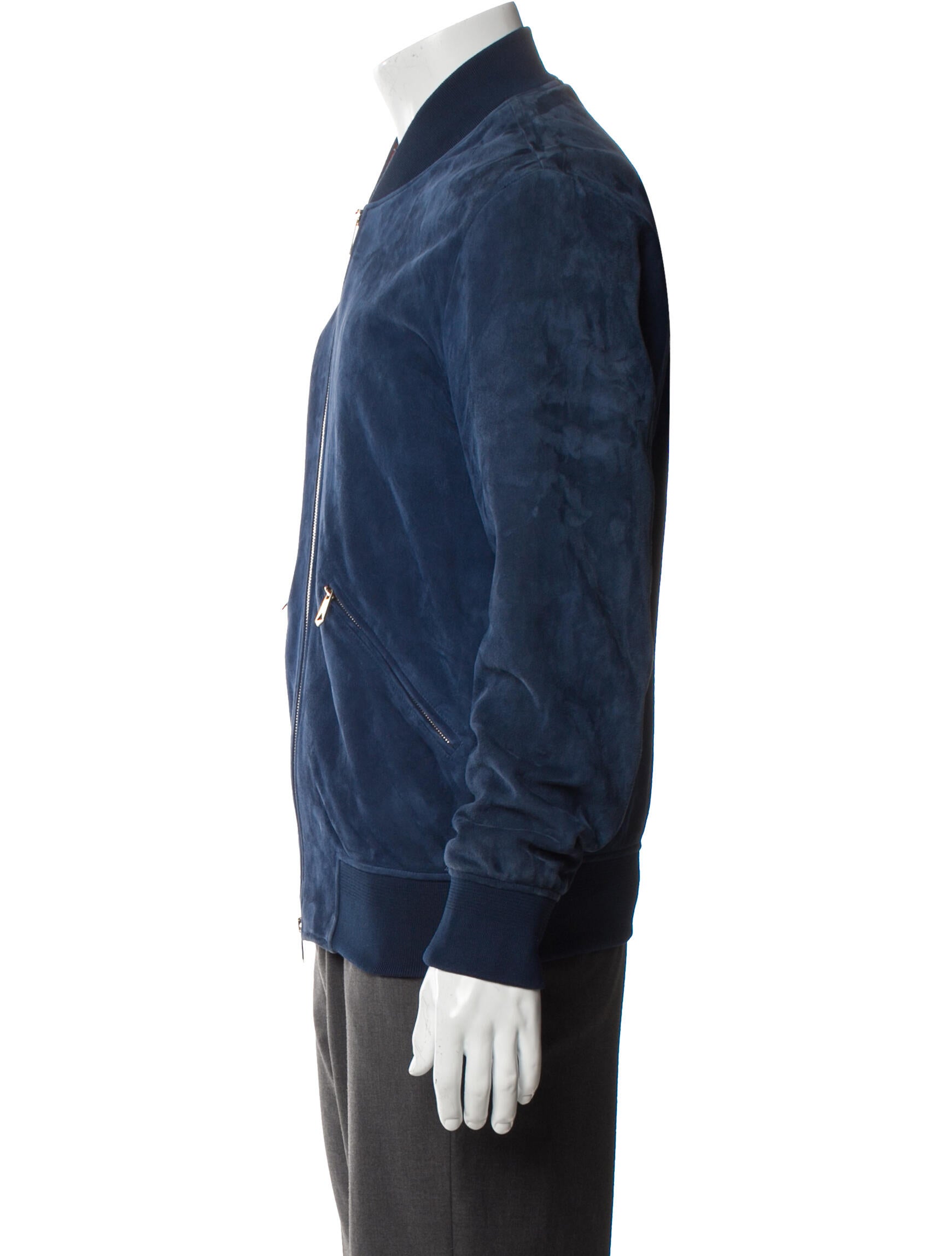 Paul Smith Leather Bomber Jacket