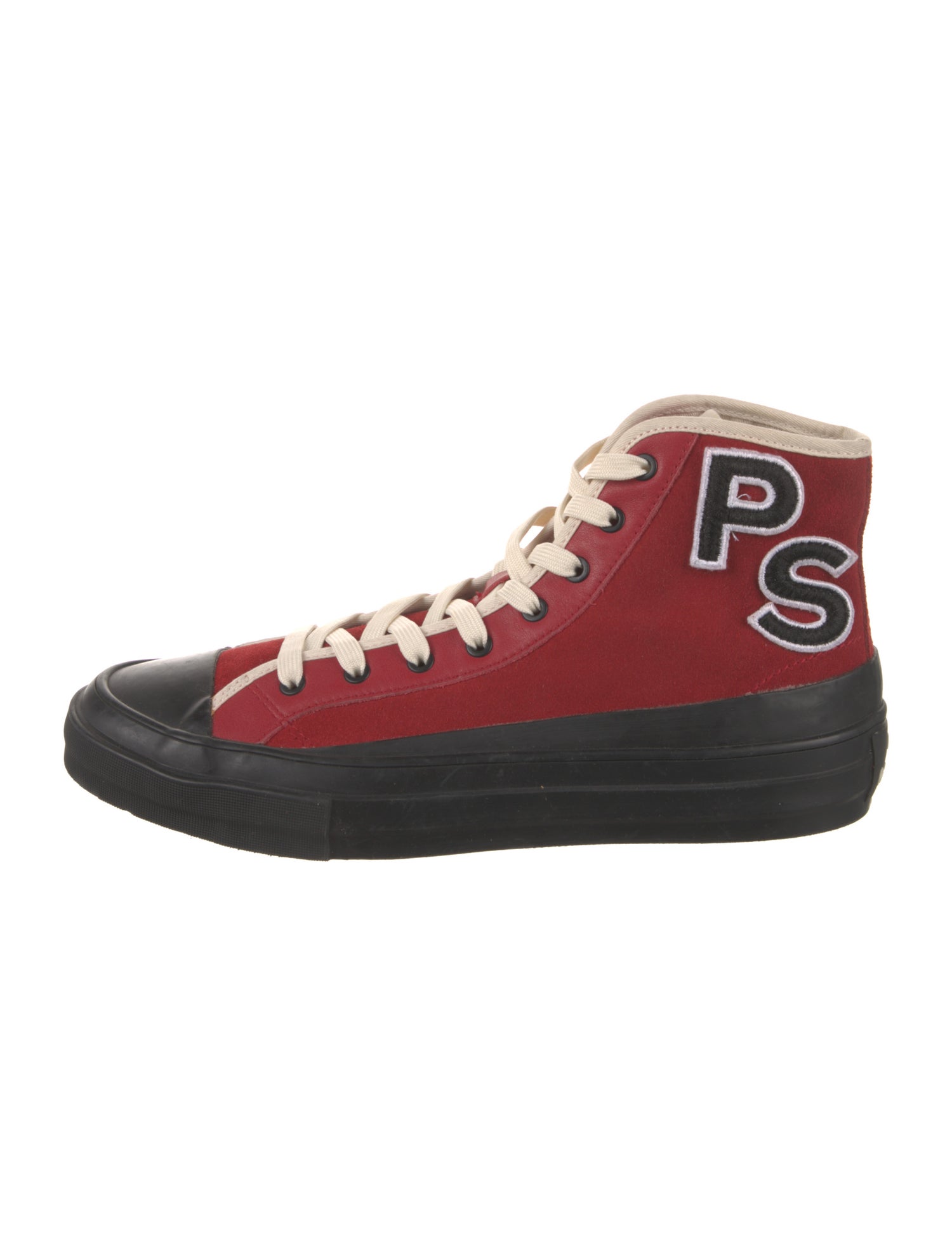 Paul Smith Suede Graphic Print Sneakers