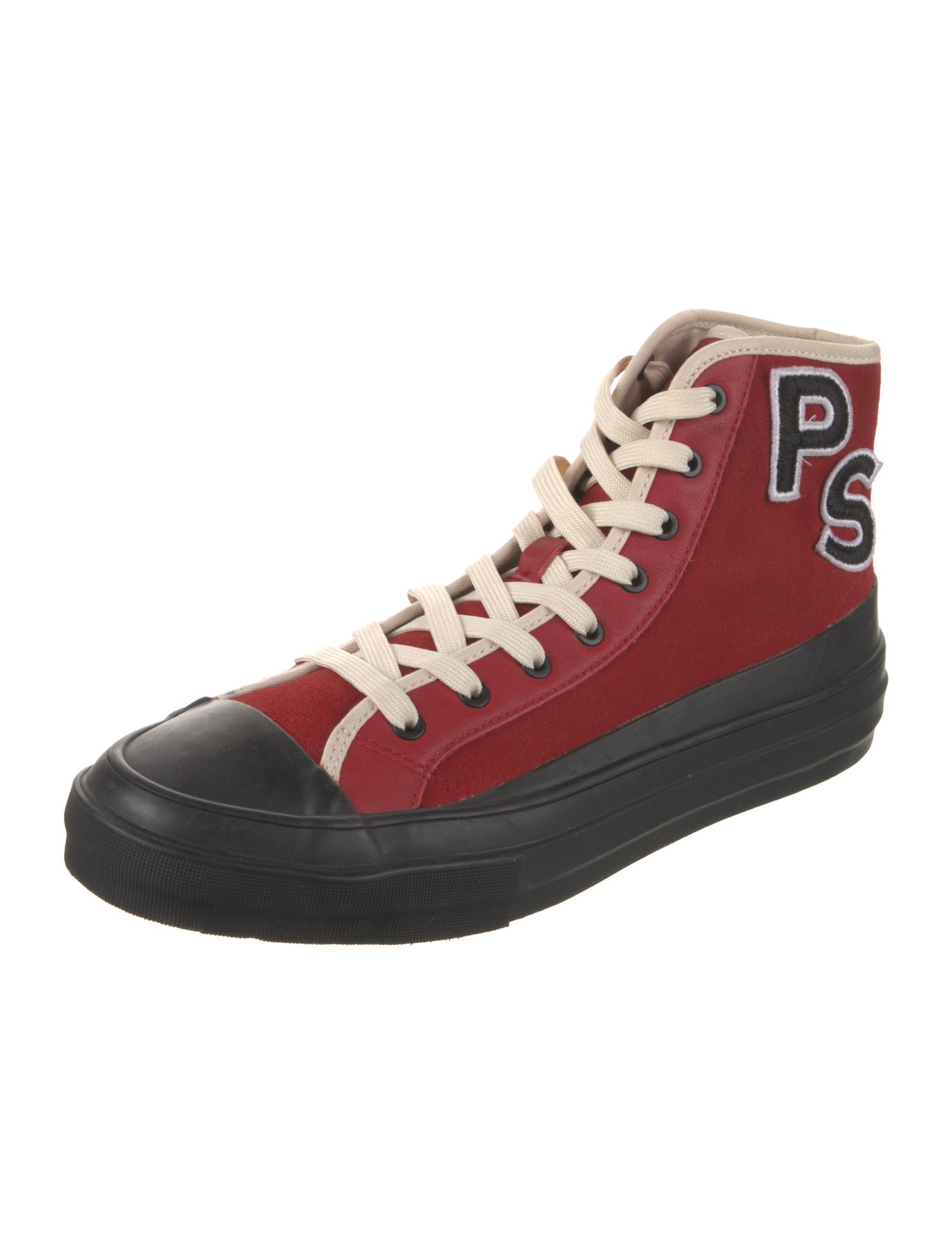 Paul Smith Suede Graphic Print Sneakers