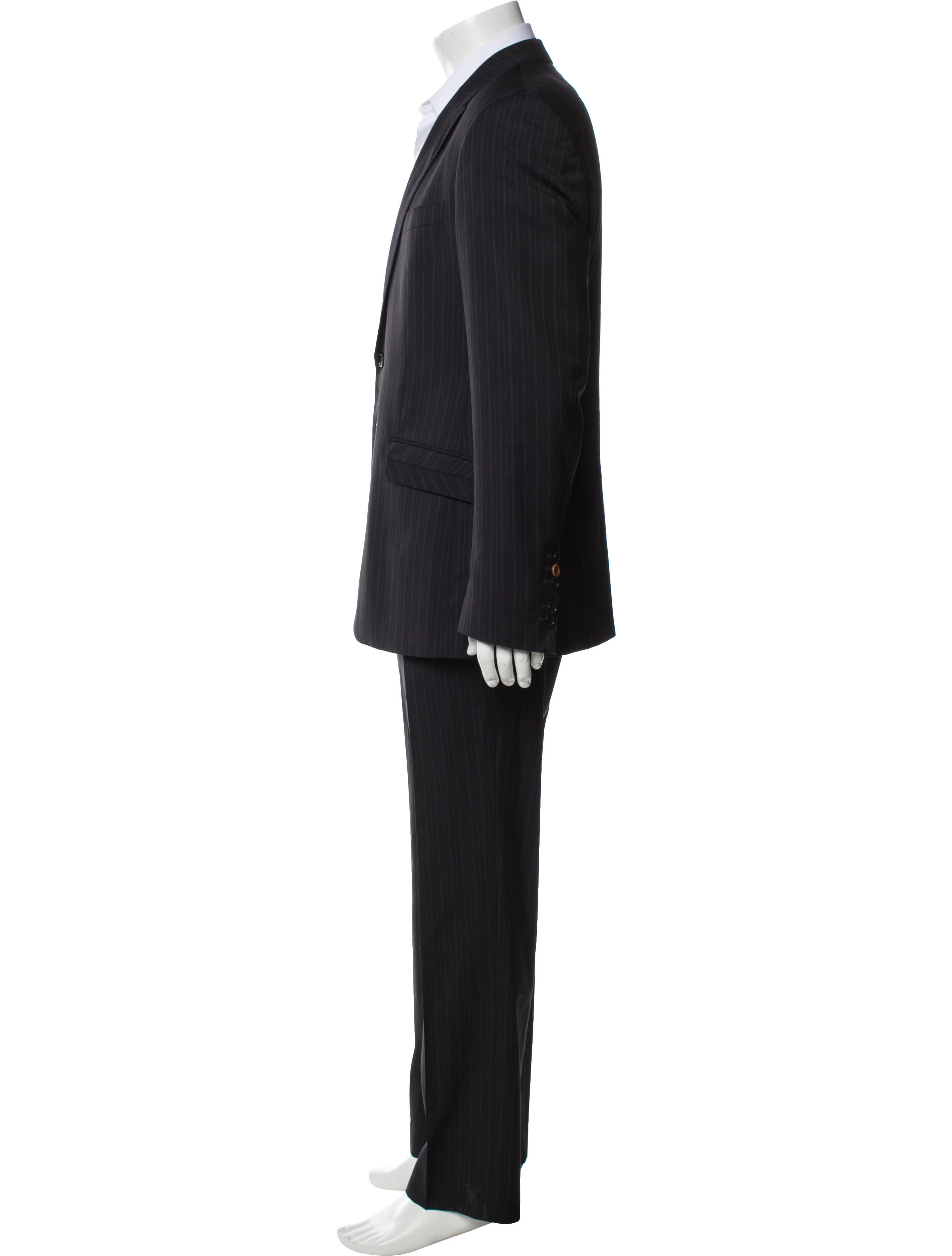 Paul Smith Wool Striped Two-Piece Suit