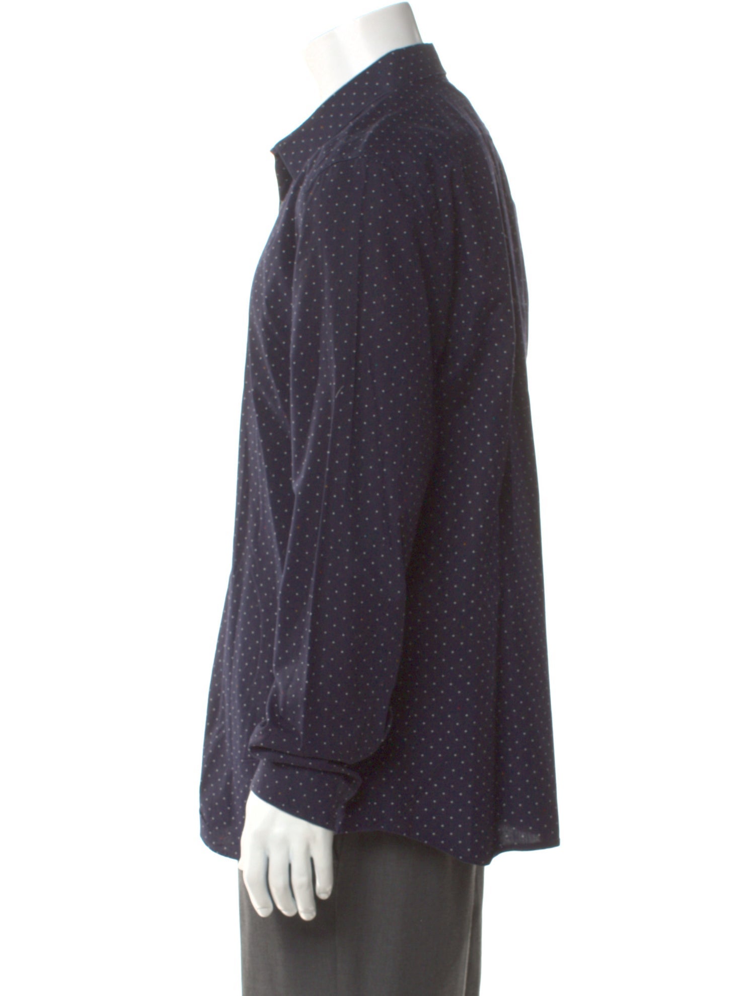Paul Smith Polka Dot Print Long Sleeve Dress Shirt