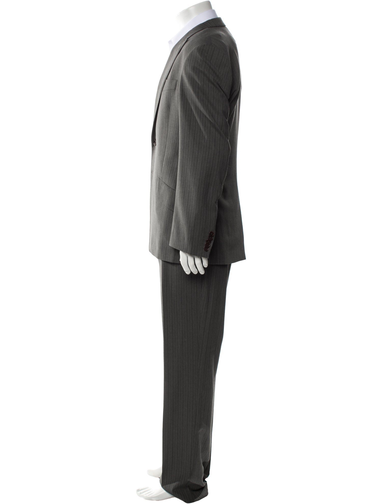 Paul Smith Wool Striped Two-Piece Suit