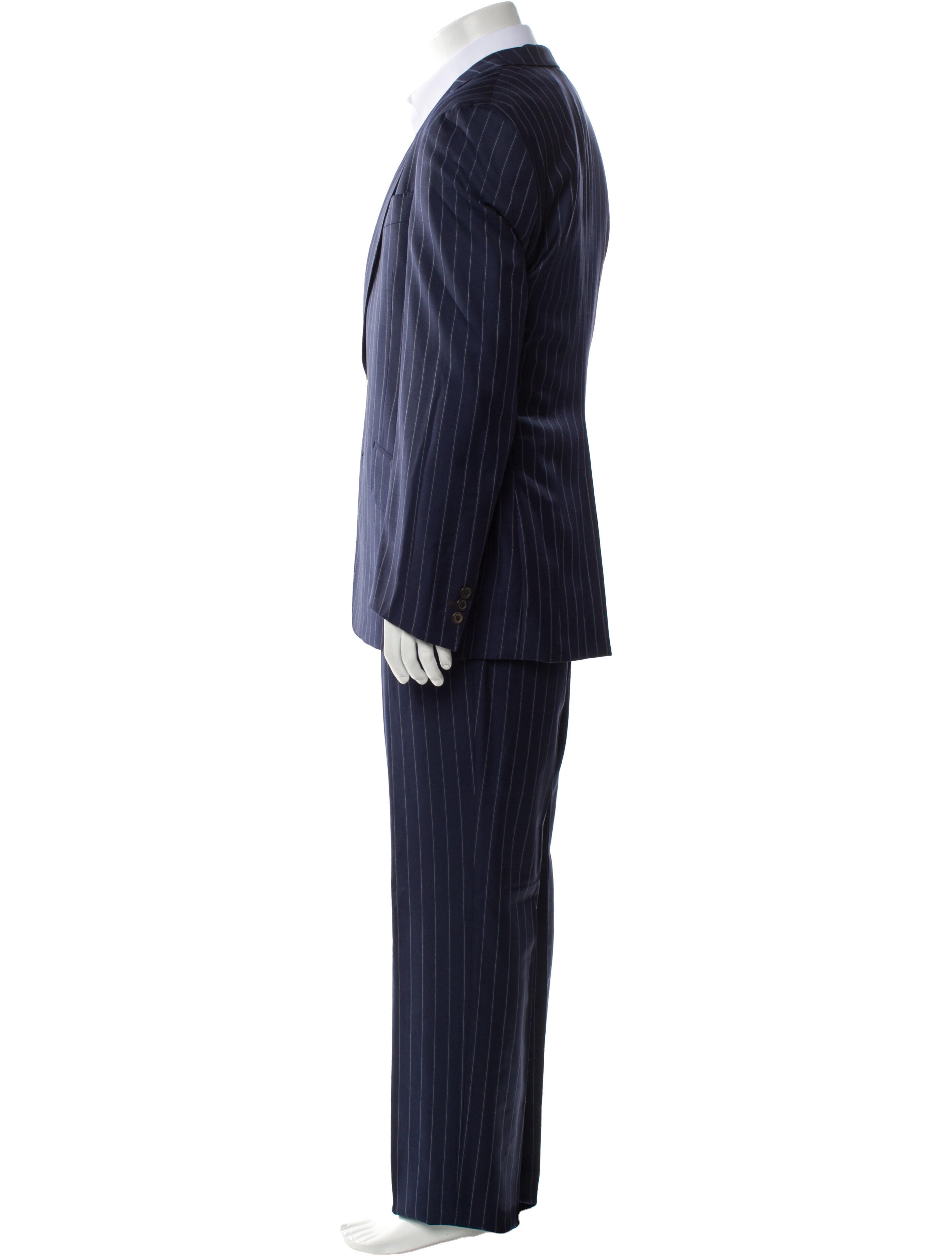 Paul Smith Wool Striped Three-Piece Suit