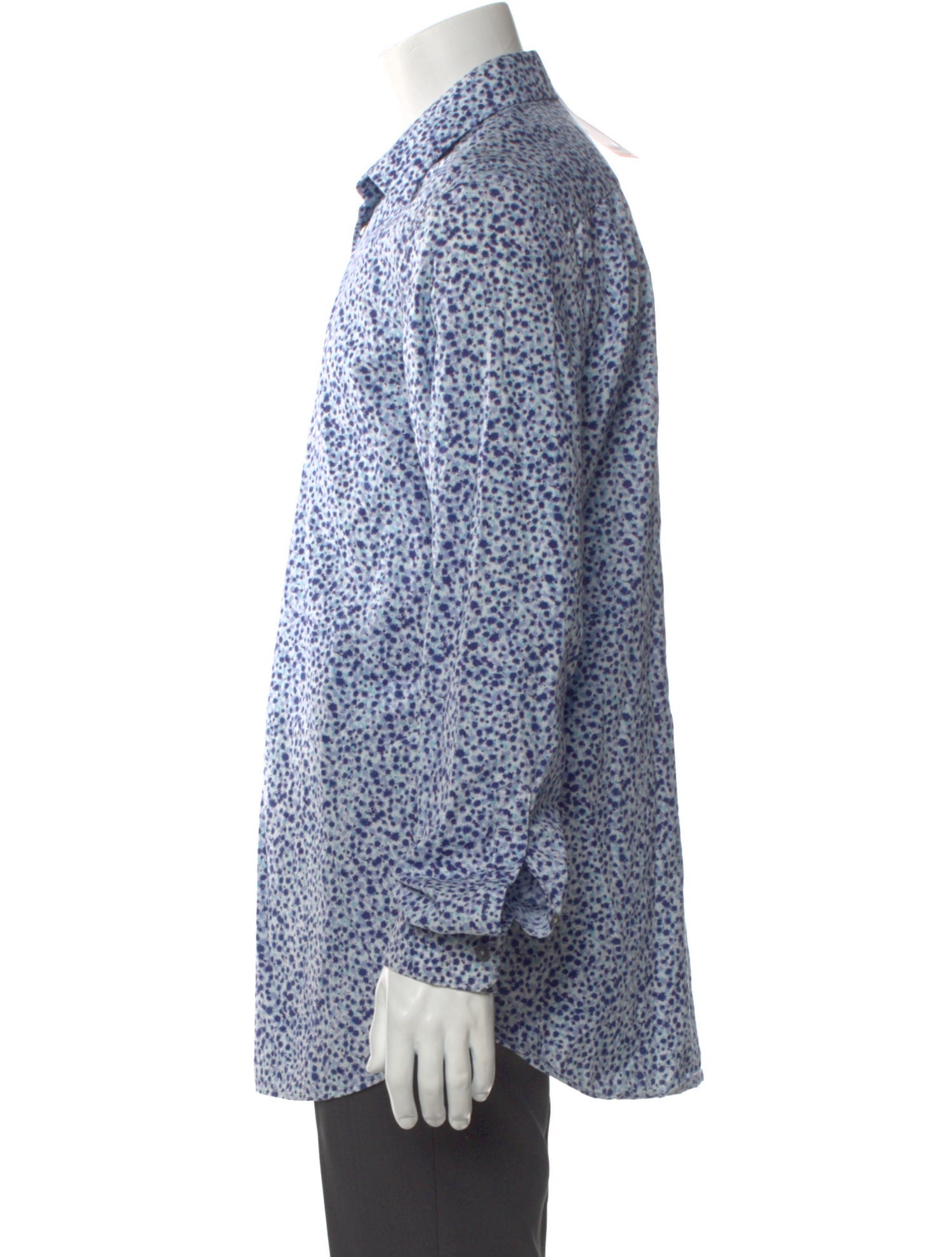 Paul Smith Printed Long Sleeve Dress Shirt