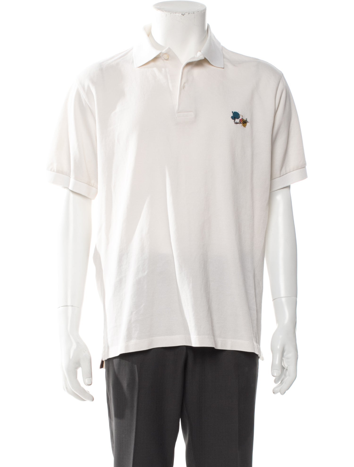 Paul Smith V-Neck Short Sleeve Polo Shirt