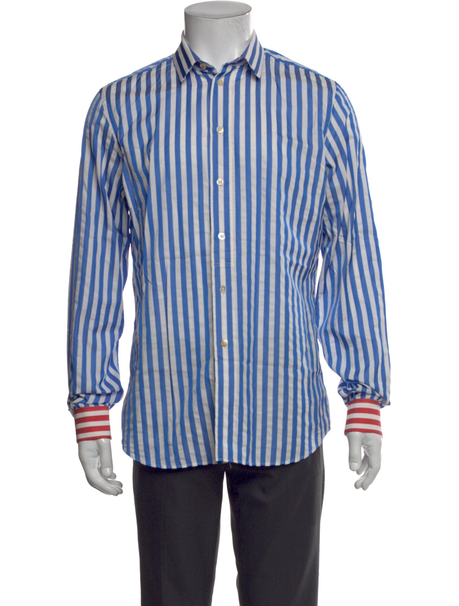 Paul Smith Striped Long Sleeve Dress Shirt