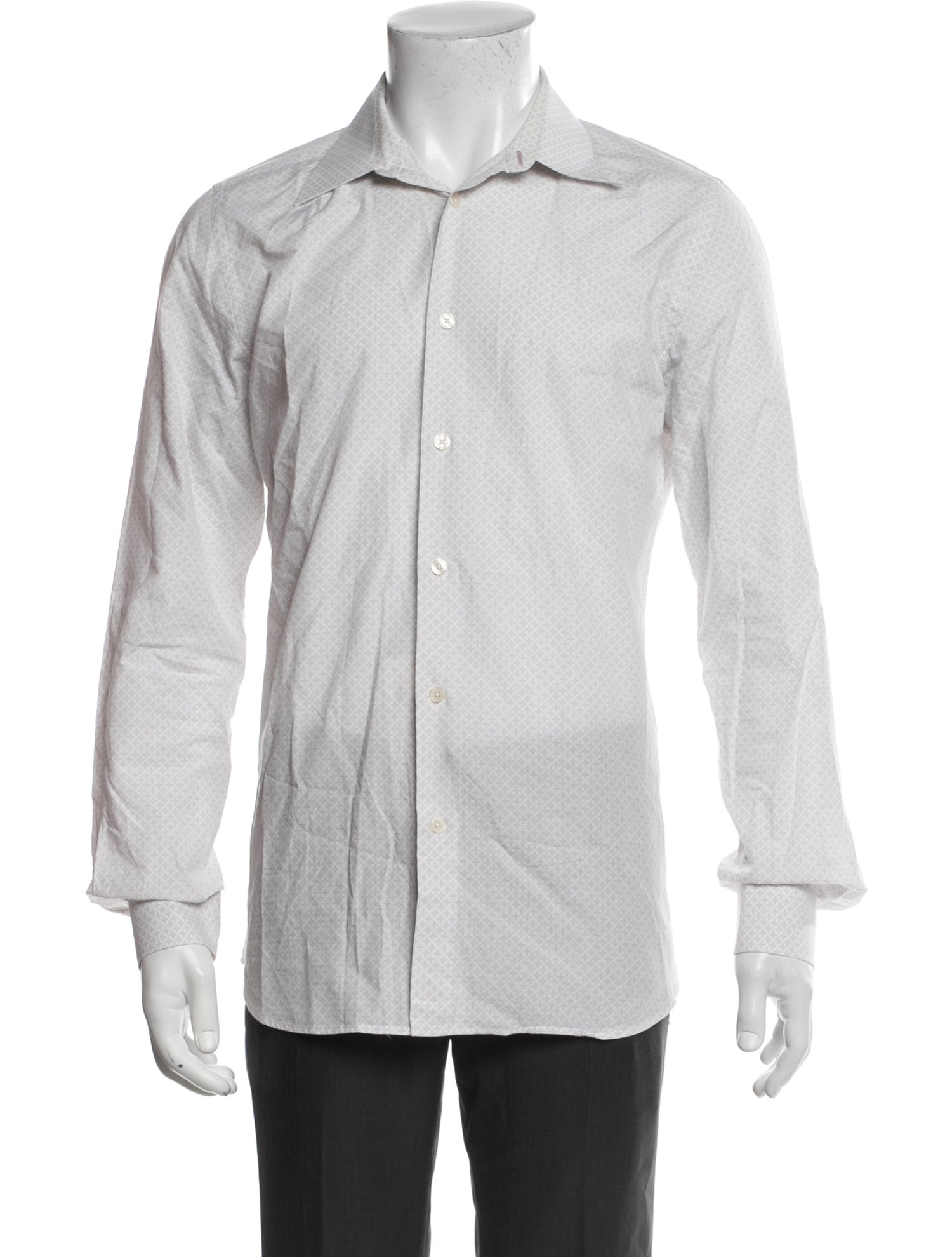 Paul Smith Printed Long Sleeve Dress Shirt