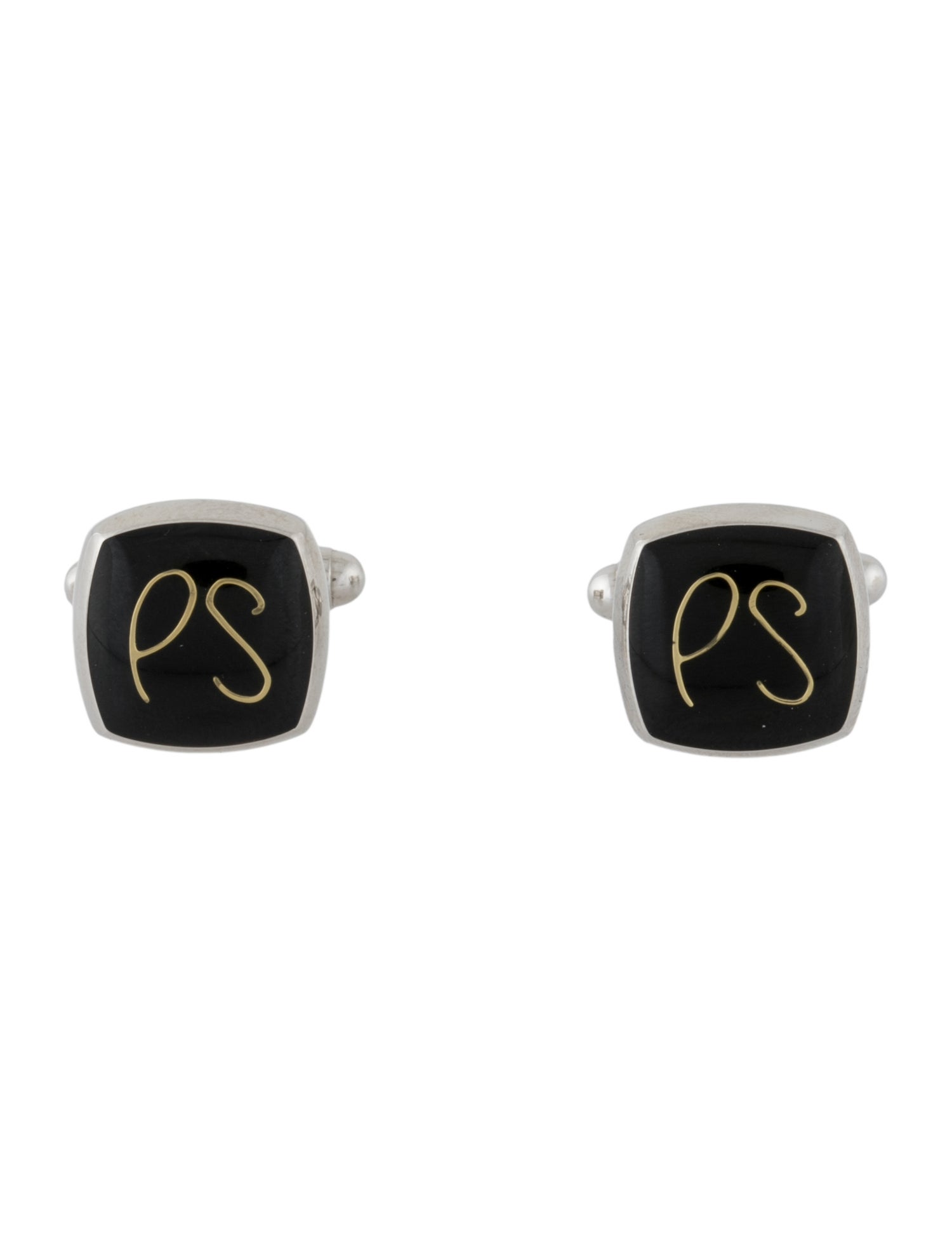 Paul Smith Enamel Logo Cufflinks