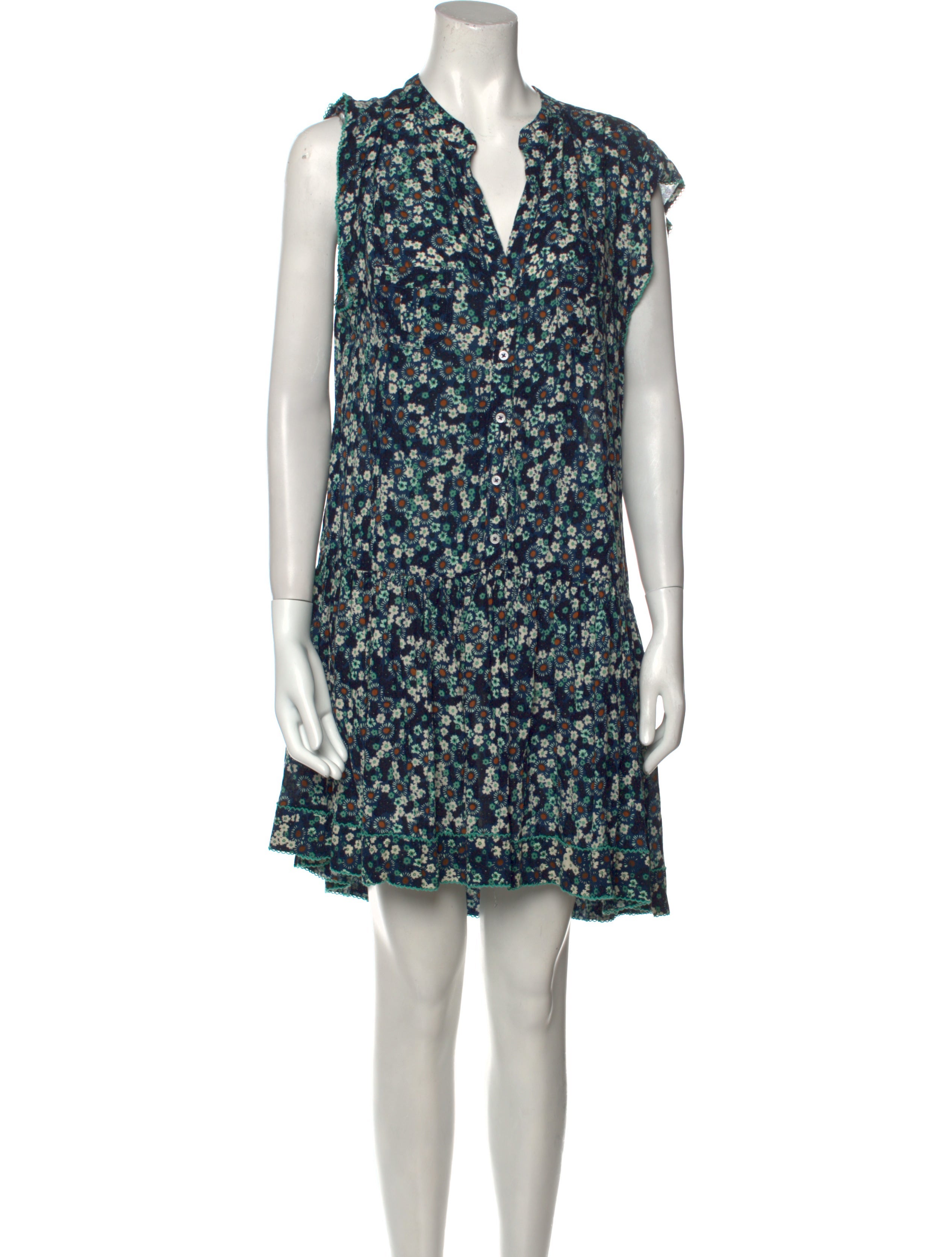 Poupette St Barth Floral Print Mini Dress
