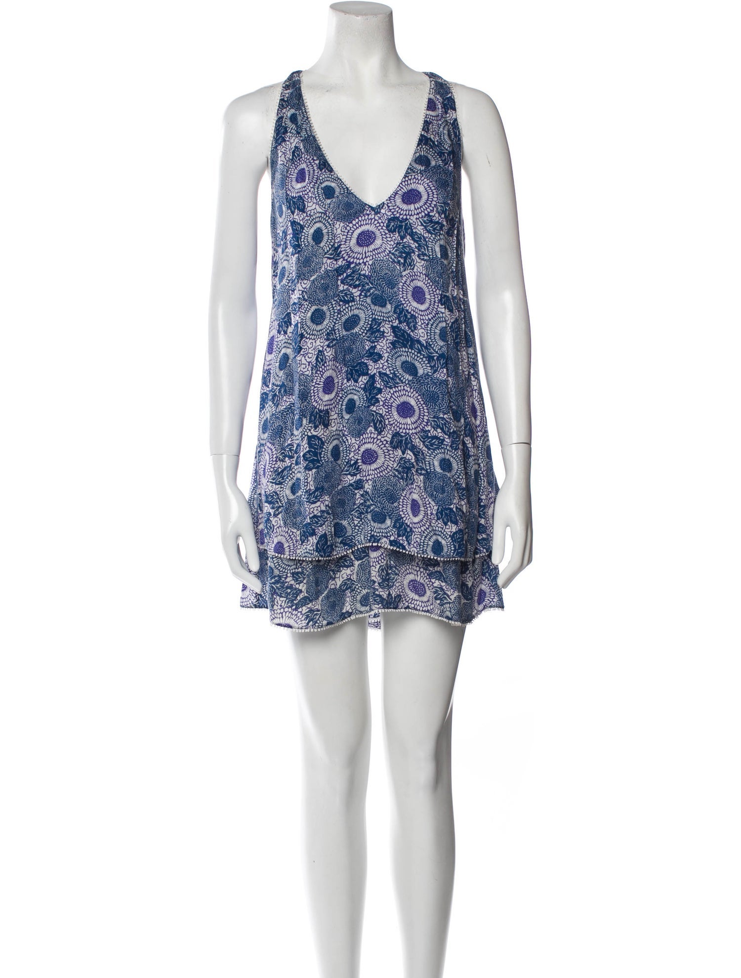 Poupette St Barth Printed Mini Dress